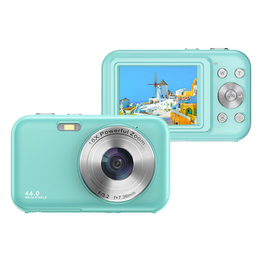 DC406L 2.4-Inch 1080P Mini HD 16X Zoom Digital Camera Home Children Camera AU Plug(Green) - Children Cameras by PMC Jewellery | Online Shopping South Africa | PMC Jewellery | Buy Now Pay Later Mobicred