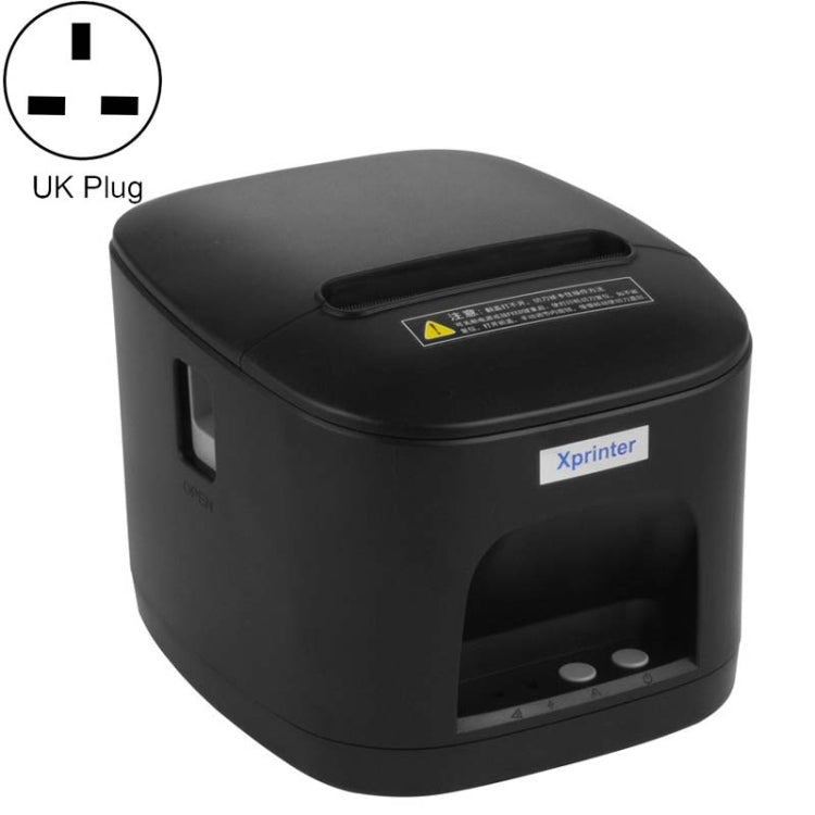 Xprinter XP-T80 72mm Portable Express List Thermal Receipt Printer, Style:USB Port(UK Plug) - Printer by Xprinter | Online Shopping South Africa | PMC Jewellery | Buy Now Pay Later Mobicred