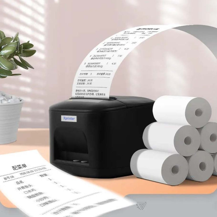 Xprinter XP-T80 72mm Portable Express List Thermal Receipt Printer, Style:LAN Port(EU Plug) - Printer by Xprinter | Online Shopping South Africa | PMC Jewellery | Buy Now Pay Later Mobicred