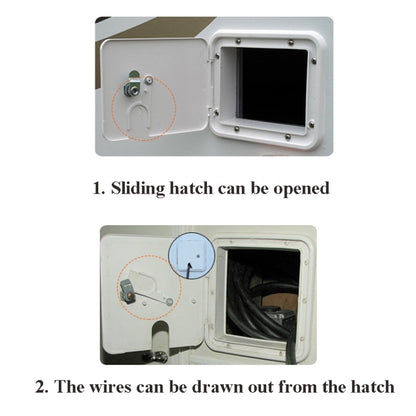 RV Accessories Square Wire Hatch Cover Yacht Accessories Wire Storage Box - Marine Accessories & Parts by PMC Jewellery | Online Shopping South Africa | PMC Jewellery | Buy Now Pay Later Mobicred