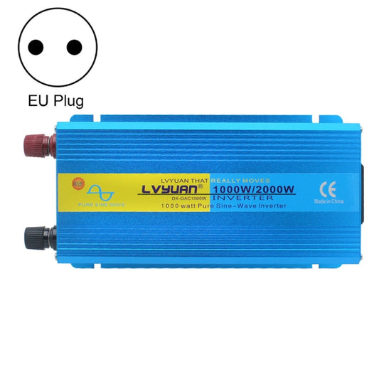 LVYUAN  2000W Car Home Pure Sine Wave Solar Inverter, Specification: 12V To 220V EU Plug - Pure Sine Wave by PMC Jewellery | Online Shopping South Africa | PMC Jewellery | Buy Now Pay Later Mobicred