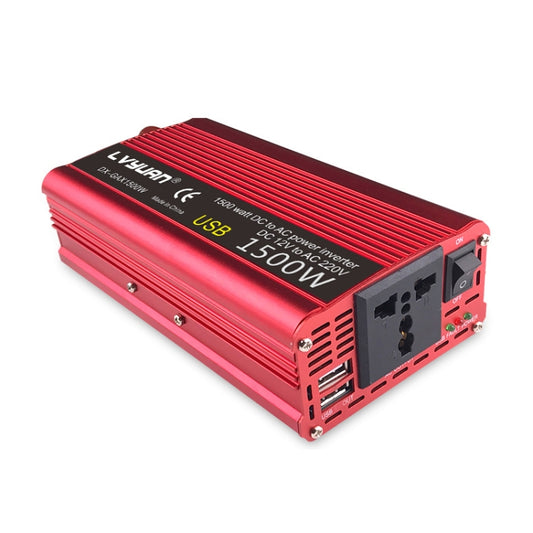 LVYUAN Car Inverter Dual USB Power Converter, Specification: 24V to 220V 1500W - Modified Square Wave by PMC Jewellery | Online Shopping South Africa | PMC Jewellery | Buy Now Pay Later Mobicred
