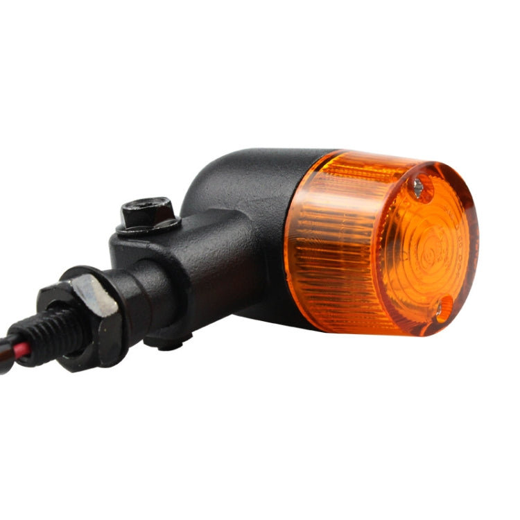 2 PCS Motorcycle Modified Steering Lamp Retro Metal Iron Shell Turning Light(Yellow Shell) - Turn Signal by PMC TechLife | Online Shopping South Africa | PMC TechLife | Buy Now Pay Later Mobicred