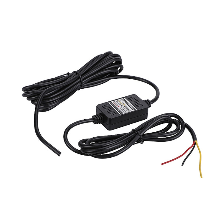 H516 Recording Step-down Line Shrinkage Video Car Charger Line Parking Monitoring Three-Core Power Cord, Model: Without Fuse(Mini Right Elbow) - Cables & Connectors by PMC Jewellery | Online Shopping South Africa | PMC Jewellery | Buy Now Pay Later Mobicred