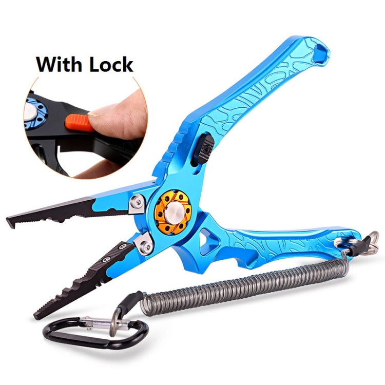 Multifunctional Open-Loop Lead-Pressing Fishing Pliers With Lock(Black) - Fish Gripper & Pliers by PMc TechLife | Online Shopping South Africa | PMc TechLife | Buy Now Pay Later Mobicred