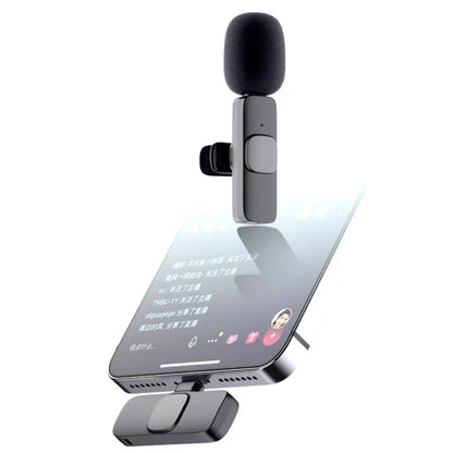 Lavalier Wireless Microphone Mobile Phone Live Video Shooting Small Microphone, Specification: Type C 1 To 2 - Microphone by PMC Jewellery | Online Shopping South Africa | PMC Jewellery | Buy Now Pay Later Mobicred