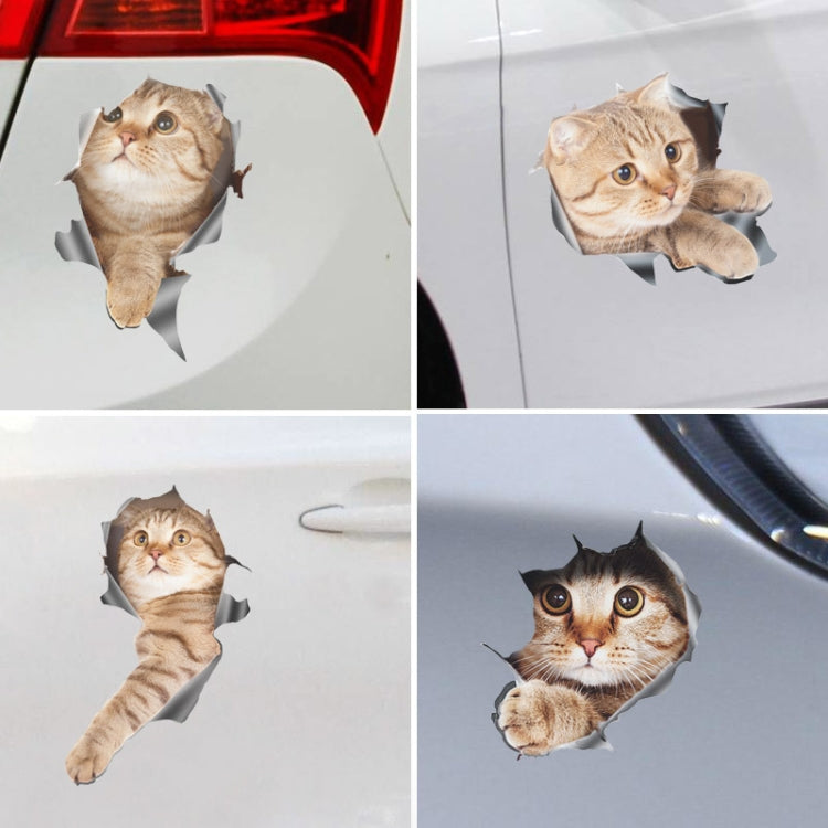 Style 2 Small 3D Stereo Cat Car Sticker Car Body Scratches And Occlusion Stickers - 3D Creative Stickers by PMC Jewellery | Online Shopping South Africa | PMC Jewellery