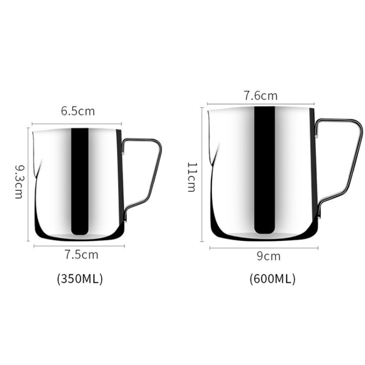 350ml  Inner Scale Pull Flower Cup Stainless Steel Milk Foam Cup Coffee Utensils - free shipping - PMC TechLife - Order now!