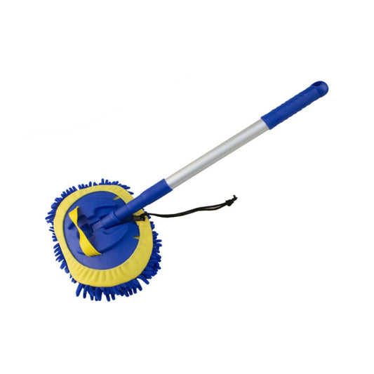 Chenille Water Brush Telescopic Rotary Roller Brush Cleaning Mop(Royal Blue) - Car washing supplies by PMC Jewellery | Online Shopping South Africa | PMC Jewellery | Buy Now Pay Later Mobicred