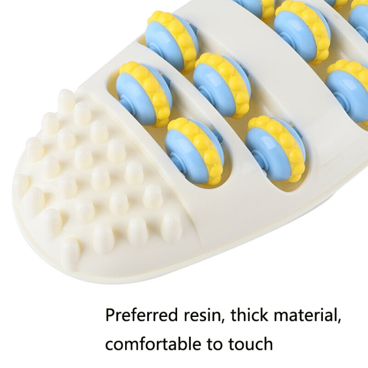 666 Household Stimulating And Kneading Foot Acupuncture Point Roller Type Foot Massager(White) - free shipping - PMC TechLife - Order now!