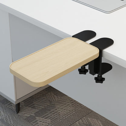 Computer Desk Rotatable Arm(Oak Color Wooden Board) - Other by PMC Jewellery | Online Shopping South Africa | PMC Jewellery | Buy Now Pay Later Mobicred