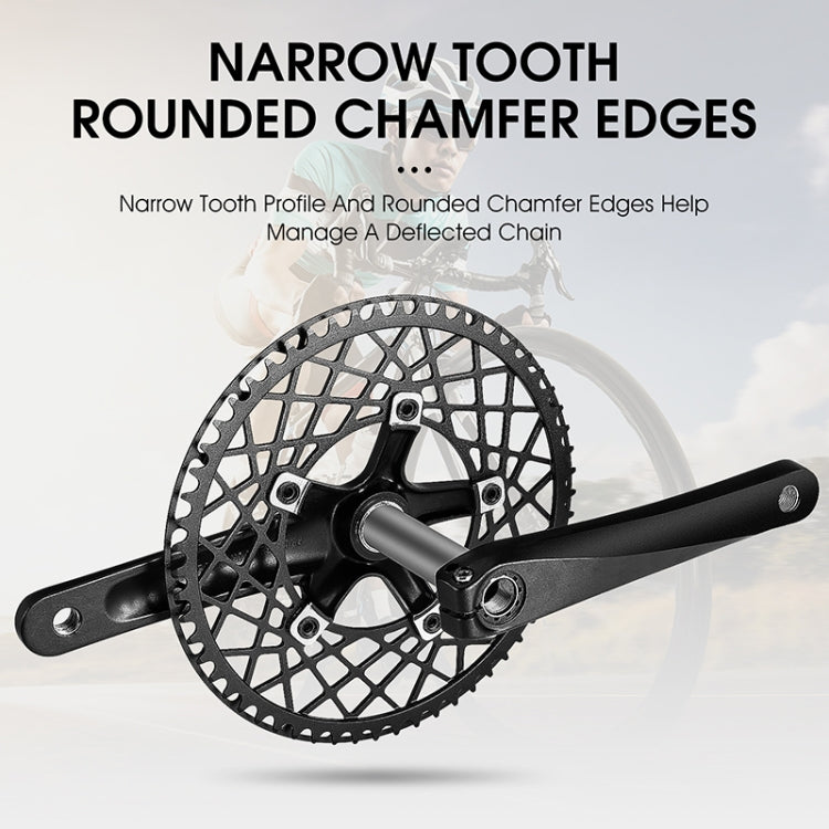 WEST BIKING Folding Bicycle Aluminum Alloy Waterproof Crankset, Colour: 53T���Black��� - free shipping - PMc TechLife - Order now!
