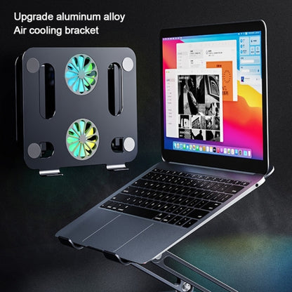 BONERUY P43F Aluminum Alloy Folding Computer Stand Notebook Cooling Stand, Colour: Silver - Cooling Pads by BONERUY | Online Shopping South Africa | PMC Jewellery | Buy Now Pay Later Mobicred