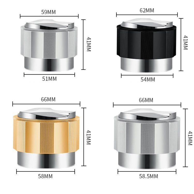 YK33258 Stainless Steel Double-Ended Coffee Cloth Dispenser, Size: 53mm(Black Multilateral Type) - free shipping - PMC TechLife - Order now!