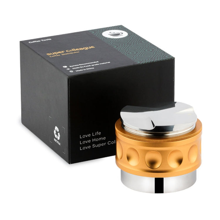 YK33258 Stainless Steel Double-Ended Coffee Cloth Dispenser, Size: 53mm(Golden Multilateral Type) - free shipping - PMC TechLife - Order now!