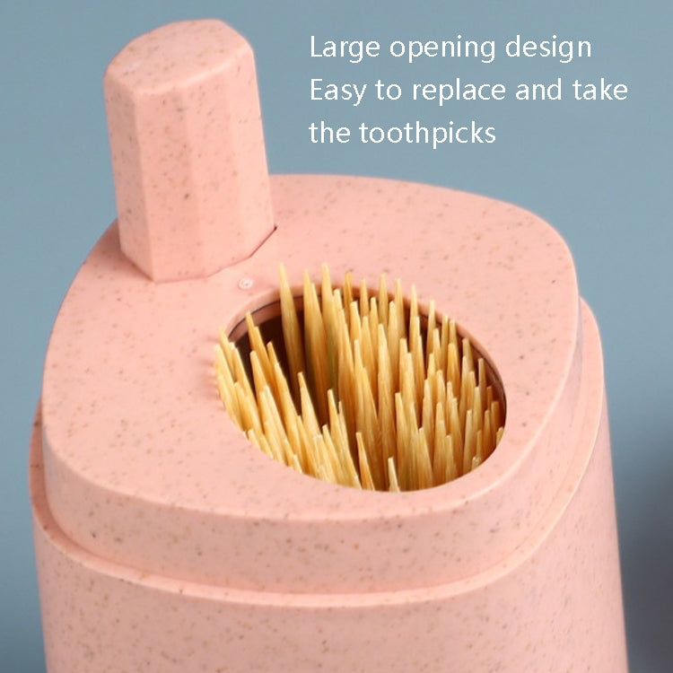MS-263 Press Toothpick Box Kitchen Gadget(Blue Yellow) - Toothpick Boxes by PMC TechLife | Online Shopping South Africa | PMC TechLife | Buy Now Pay Later Mobicred