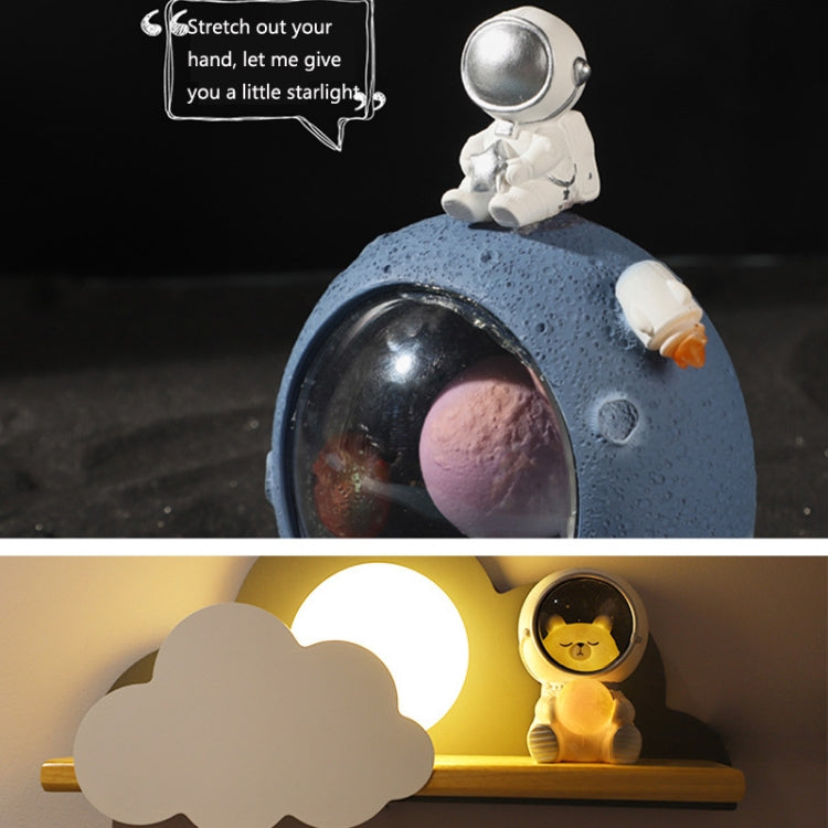 W1153 Resin Planet Night Light Home Decorations, Style: Silver Star - Night Lights by PMC TechLife | Online Shopping South Africa | PMC TechLife | Buy Now Pay Later Mobicred