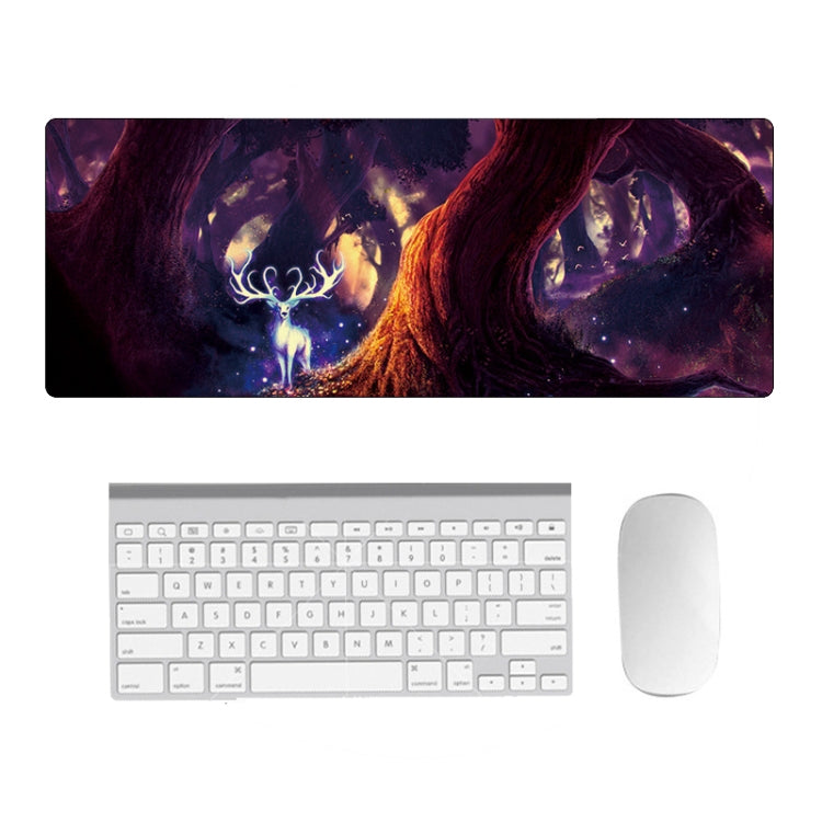 Hand-Painted Fantasy Pattern Mouse Pad, Size: 400 x 900 x 4mm Seaming(1 Dream) - Mouse Pads by PMC TechLife | Online Shopping South Africa | PMC TechLife | Buy Now Pay Later Mobicred