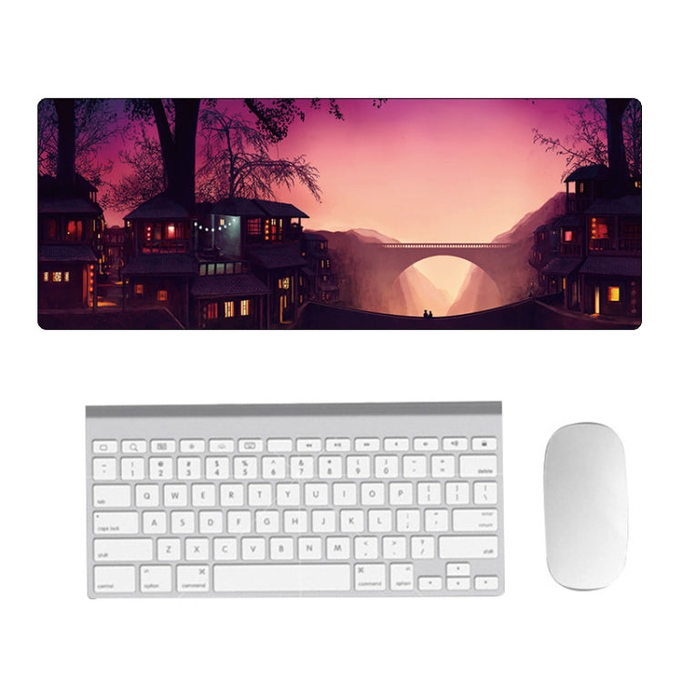 Hand-Painted Fantasy Pattern Mouse Pad, Size: 400 x 900 x 4mm Seaming(3 Dream Landscape) - Mouse Pads by PMC TechLife | Online Shopping South Africa | PMC TechLife | Buy Now Pay Later Mobicred