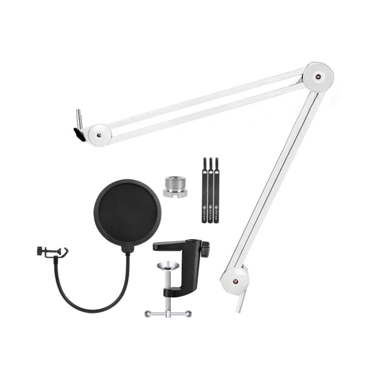 Microphone Desktop Cantilever Stent 360 Degree Rotating Bracket(GAZ-40P W) - Stand by PMC TechLife | Online Shopping South Africa | PMC TechLife | Buy Now Pay Later Mobicred
