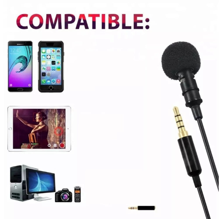 GAM-140 Mobile Phone Recording Collar Microphone(Black) - Microphone by PMC Jewellery | Online Shopping South Africa | PMC Jewellery