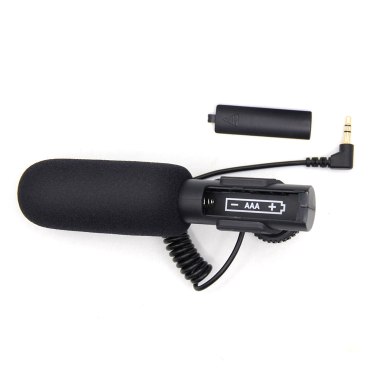 MAMEN MIC-05 Micro SLR Camera Microphone(Black) - free shipping - PMC TechLife - Order now!