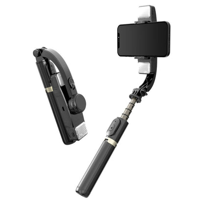 CYKE Q08D Handheld Dual Light Bluetooth Mobile Phone Selfie Stick(Black) - Selfie Sticks by CYKE | Online Shopping South Africa | PMC Jewellery | Buy Now Pay Later Mobicred