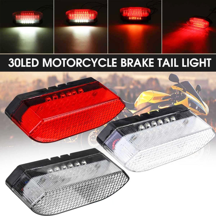 MK-285 Motorcycle LED Taillight Plate Light(Without Stand Red Cover) - Signal Lights by PMC TechLife | Online Shopping South Africa | PMC TechLife | Buy Now Pay Later Mobicred