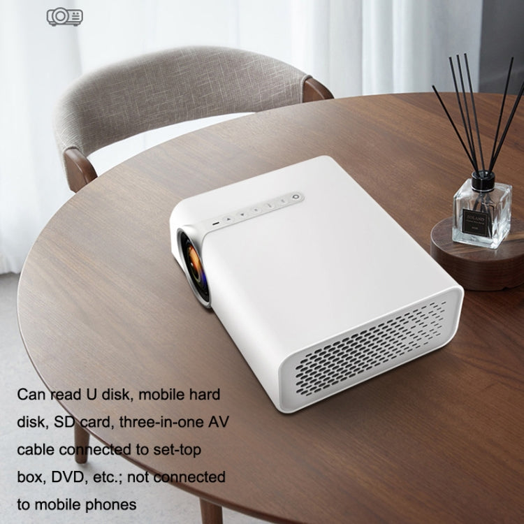 YG530 Home LED Small HD 1080P Projector, Specification: UK Plug(White) - LED Projector by PMC TechLife | Online Shopping South Africa | PMC TechLife | Buy Now Pay Later Mobicred