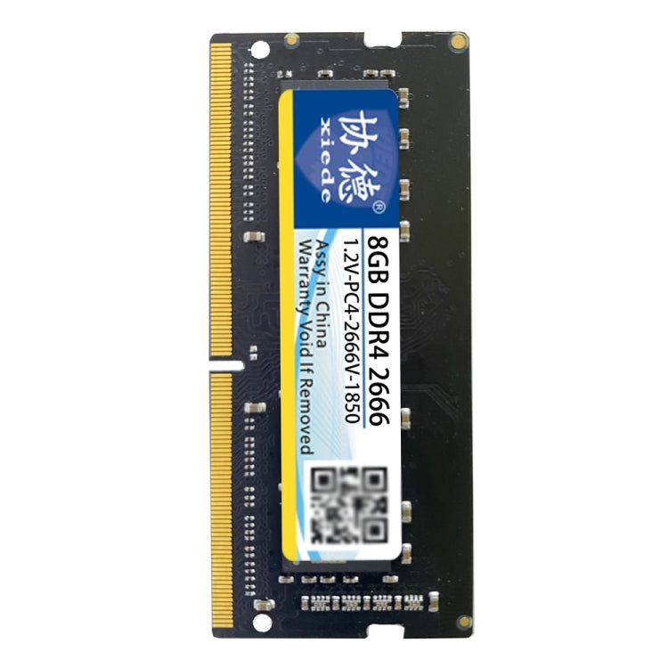 XIEDE X064 DDR4 NB 2666 Full Compatibility Notebook RAMs, Memory Capacity: 8GB - RAMs by XIEDE | Online Shopping South Africa | PMC Jewellery | Buy Now Pay Later Mobicred