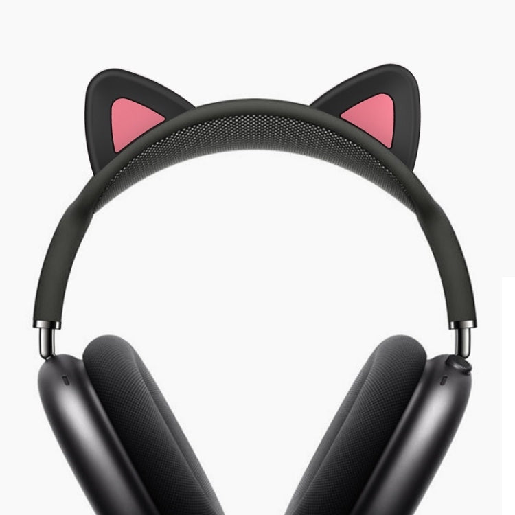 Cat-Ear Silicone Beam Cover For AirPods Max(Black) - For AirPods Max by PMC TechLife | Online Shopping South Africa | PMC TechLife