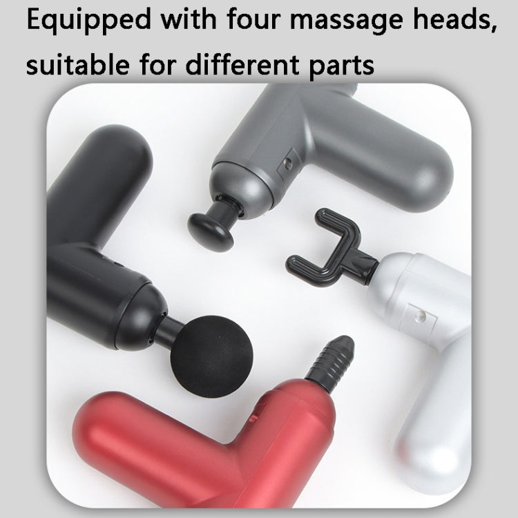 J12A Mini Vibrating Massage Button Type Fascia Gun, Specification: Red - free shipping - PMC TechLife - Order now!
