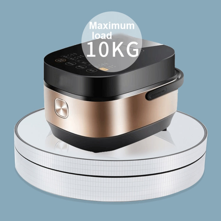 25cm Adjustable Speed Electric Rotating Display Stand Video Shooting Props Turntable(Black Mirror) -  by PMC TechLife | Online Shopping South Africa | PMC TechLife | Buy Now Pay Later Mobicred