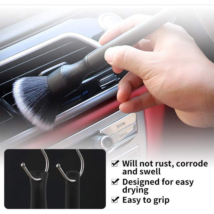 Car Air Conditioner Outlet Brush Interior Cleaning Soft Brush, Specification: Small+Large(Black) - Car washing supplies by PMC TechLife | Online Shopping South Africa | PMC TechLife | Buy Now Pay Later Mobicred