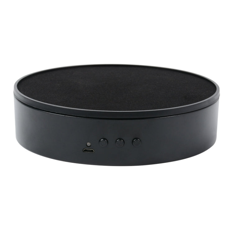 15cm Adjustable Speed Rotating Display Stand Props Turntable(Black Velvet) -  by PMC TechLife | Online Shopping South Africa | PMC TechLife | Buy Now Pay Later Mobicred