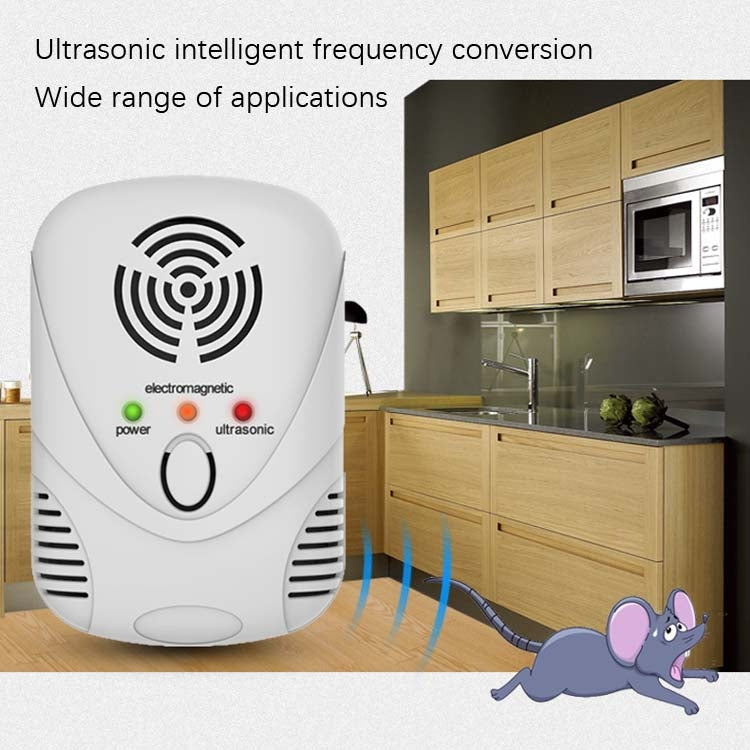 DC-9001 Household Electronic Mouse Repeller, Specification: US Plug(White) - Repellents by PMC TechLife | Online Shopping South Africa | PMC TechLife | Buy Now Pay Later Mobicred