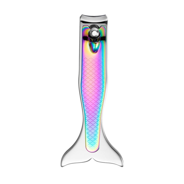 3 PCS Large Color Titanium Nail Clipper Gradient Mermaid Handle Nail Clipper Nail Art Tool - Nail Clipper by PMC Jewellery | Online Shopping South Africa | PMC Jewellery | Buy Now Pay Later Mobicred