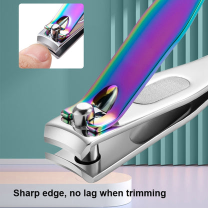 3 PCS Large Color Titanium Nail Clipper Gradient Mermaid Handle Nail Clipper Nail Art Tool - Nail Clipper by PMC Jewellery | Online Shopping South Africa | PMC Jewellery | Buy Now Pay Later Mobicred