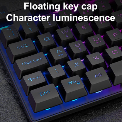 ZIYOU LANG T2 88 Keys Gaming Mechanical Luminous Keyboard and Mouse Set, Cable Length: 1.6m(White) - Wired Keyboard by PMC Jewellery | Online Shopping South Africa | PMC Jewellery | Buy Now Pay Later Mobicred