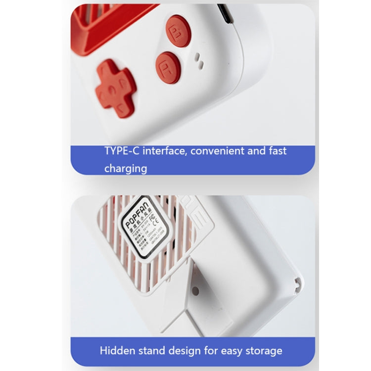 PROFAN XH008 USB Hanging Game Console Shape Fan with Bracket, Style: Basic Type (Red) - Electric Fans by PROFAN | Online Shopping South Africa | PMC Jewellery | Buy Now Pay Later Mobicred