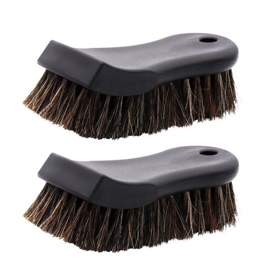2 PCS Car Horsehair Interior Leather Brush - Car washing supplies by PMC Jewellery | Online Shopping South Africa | PMC Jewellery | Buy Now Pay Later Mobicred