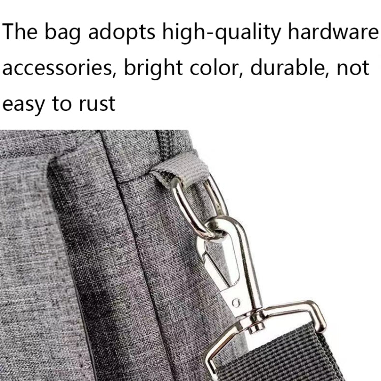 Multifunctional Wear-resistant Shoulder Handheld Laptop Bag, Size: 15 - 15.6 inch(Gray) - free shipping - PMC Jewellery - Order now!