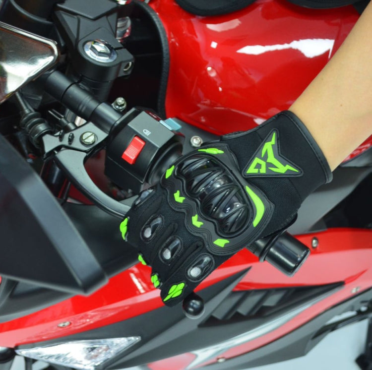 MOTOCENTRIC 13-MC-010 Touch Screen Motorcycle Breathable Gloves, Specification: L(Green) - free shipping - PMC TechLife - Order now!