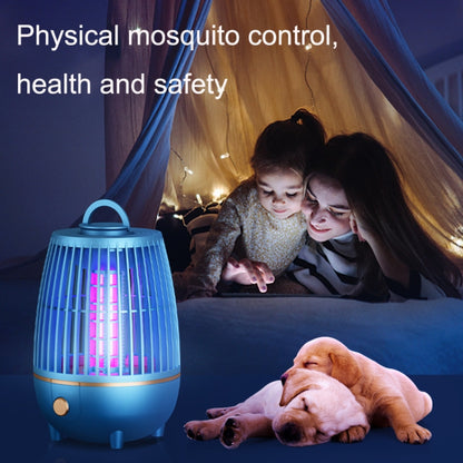 LED Mosquito Killer Lamp Home Photocatalyst USB Mushroom Mosquito Killer(Silver Gray) - Repellents by PMC Jewellery | Online Shopping South Africa | PMC Jewellery | Buy Now Pay Later Mobicred