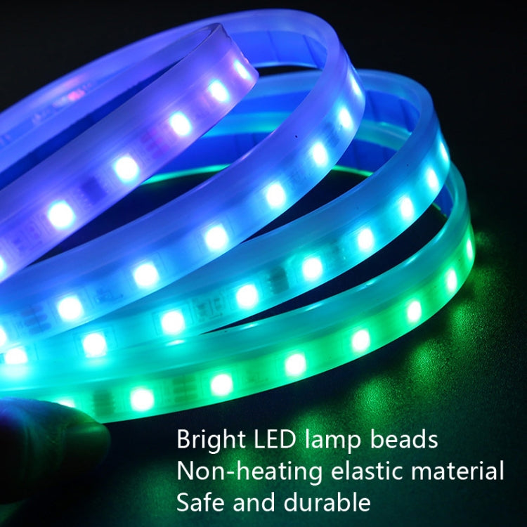 Car LED Streamer Decorative Hood Atmosphere Lights, Style: Monochrome Ice Blue Light(1.8m) - Decorative Lights by PMC TechLife | Online Shopping South Africa | PMC TechLife | Buy Now Pay Later Mobicred