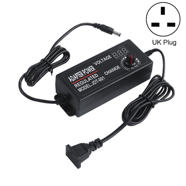 HuaZhenYuan 3-12V5A High Power Speed Regulation And Voltage Regulation Power Adapter With Monitor, Model: UK Plug - AC Adapers by HuaZhenYuan | Online Shopping South Africa | PMC Jewellery | Buy Now Pay Later Mobicred