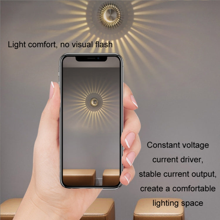 LED Aluminum Aisle Light Sunflower Corridor Lamp Decorative Light, Power source: Visible Installation 1W(Red) - Novelty Lighting by PMC TechLife | Online Shopping South Africa | PMC TechLife | Buy Now Pay Later Mobicred