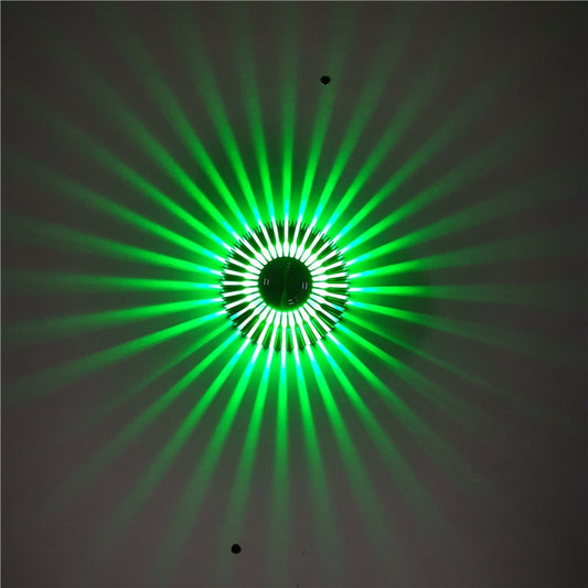 LED Aluminum Aisle Light Sunflower Corridor Lamp Decorative Light, Power source: Visible Installation 3W(Green) - Novelty Lighting by PMC Jewellery | Online Shopping South Africa | PMC Jewellery | Buy Now Pay Later Mobicred