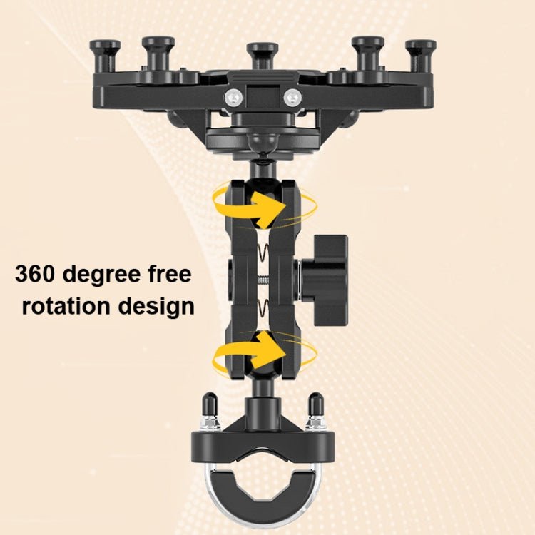 Motorcycle Bracket Crab Navigation Phone Bracket,Style： U-shaped - Holder by PMC Jewellery | Online Shopping South Africa | PMC Jewellery | Buy Now Pay Later Mobicred