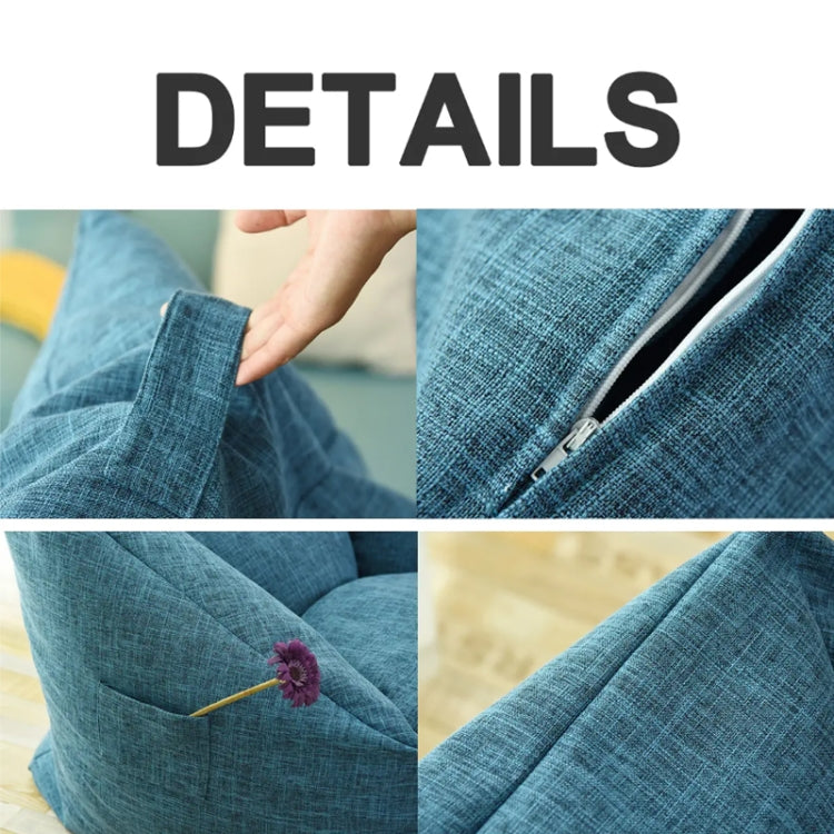 Loafers Sofa BagSkeletonless  Coat, Unfilled, Specification: Chair Cloth Cover(Light Blue) - Sofa Covers & Chair Covers by PMC TechLife | Online Shopping South Africa | PMC TechLife | Buy Now Pay Later Mobicred